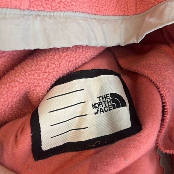 The North Face Denali Girls Full Zip Jacket size XL Gray Pink - Picture 9 of 13